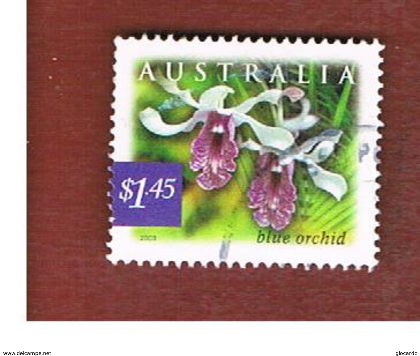 AUSTRALIA  -  SG 2276  - 2003 FLOWERS: BLUE ORCHID       -       USED - Usati