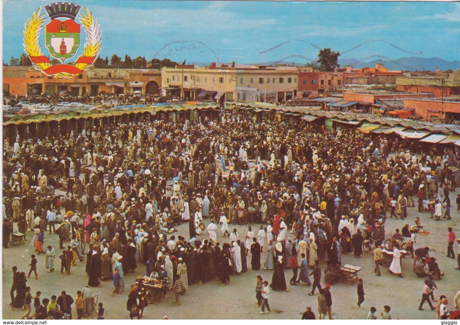 °°° Francobolli N. 4668 - Cartolina Marocco Viaggiata  °°° - Marrakech