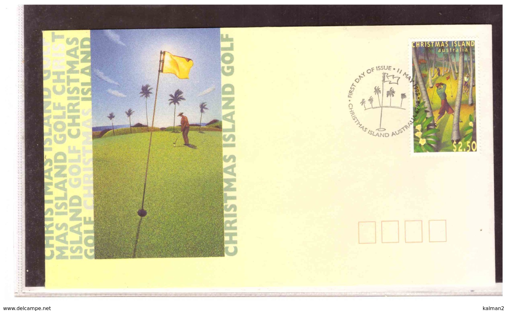 AUSFDC316   -   CHRISTMAS ISLAND    /    FDC   Y&T. Nr.   415 - Golf