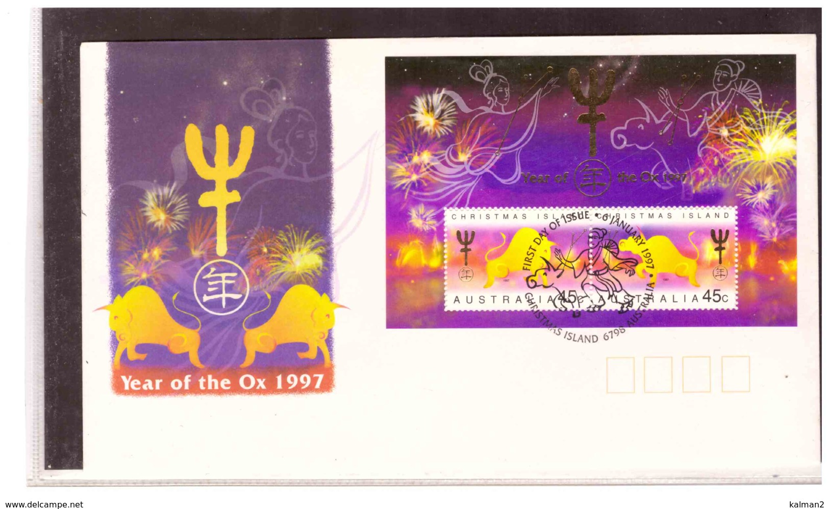 AUSFDC322   -   CHRISTMAS ISLAND    /    FDC   Y&T. Nr.      BF.  19 - Christmas Island