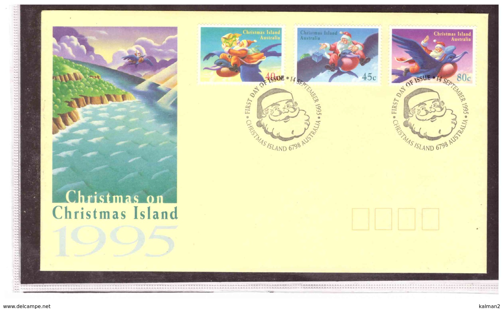 AUSFDC325   -   CHRISTMAS ISLAND    /    FDC   Y&T. Nr.     416/418 - Christmas Island