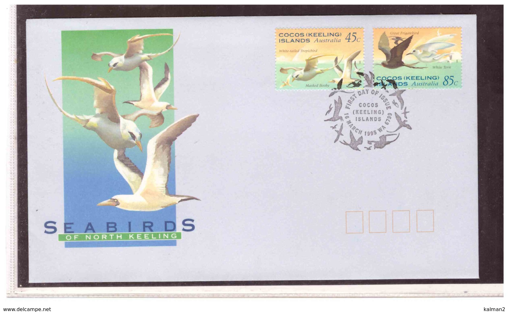 AUSFDC336   -   COCOS  ISLANDS    /    FDC   Y&T. Nr.   313/314 + BF. - Altri & Non Classificati