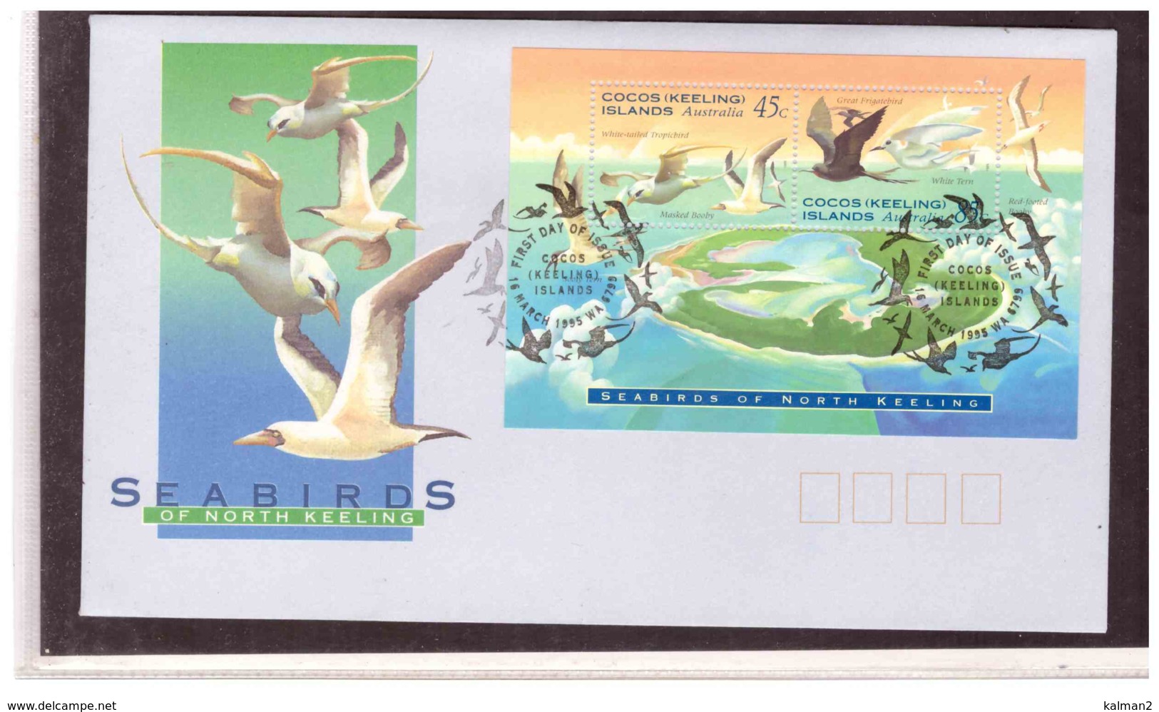 AUSFDC337   -   COCOS  ISLANDS    /    FDC  MICHEL BL. 14 - Altri & Non Classificati