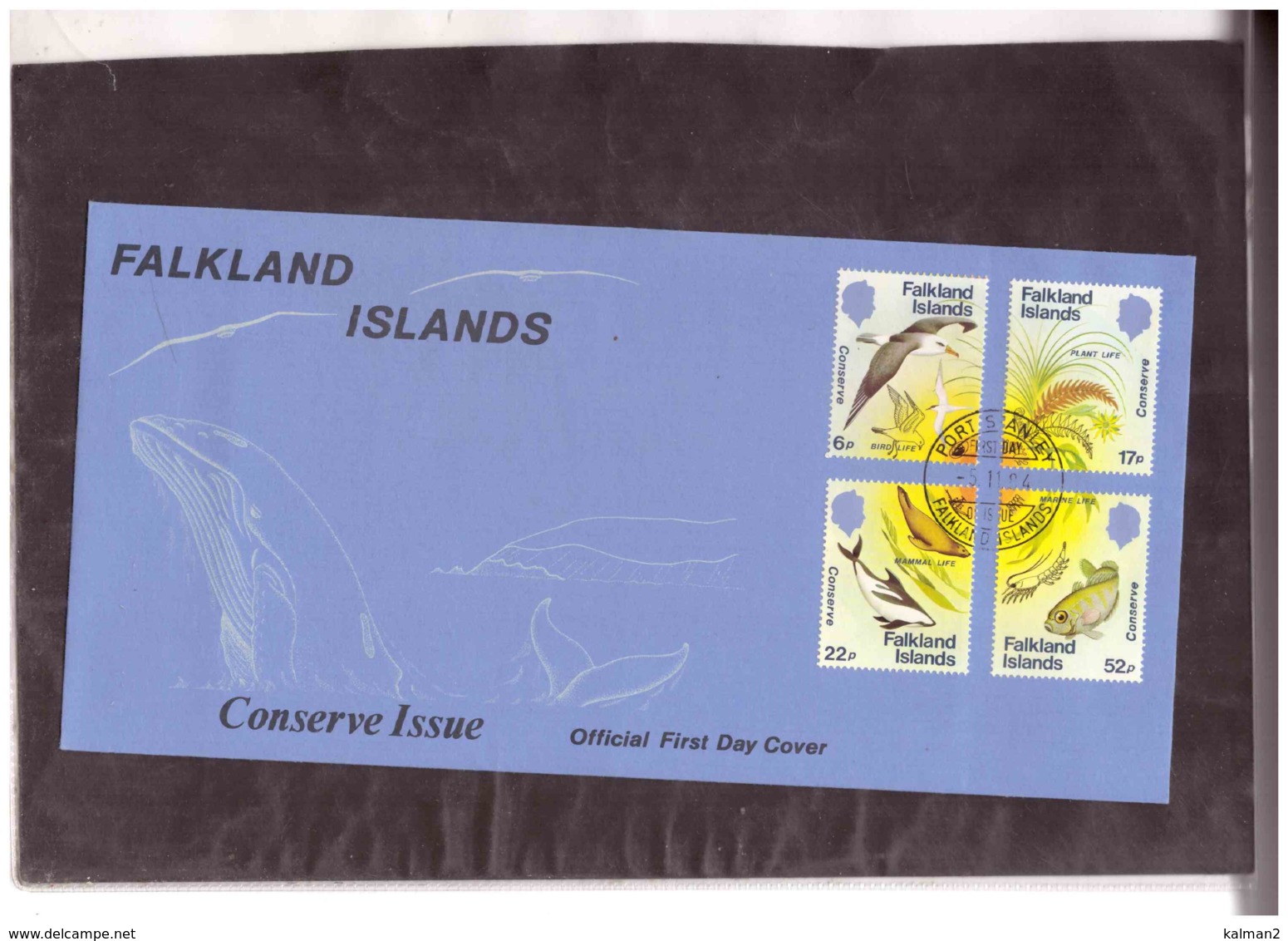 226   -    FALKLAND ISLANDS     /    FDC  Y&T. Nr.  428/431 + BF. 4 - Falkland