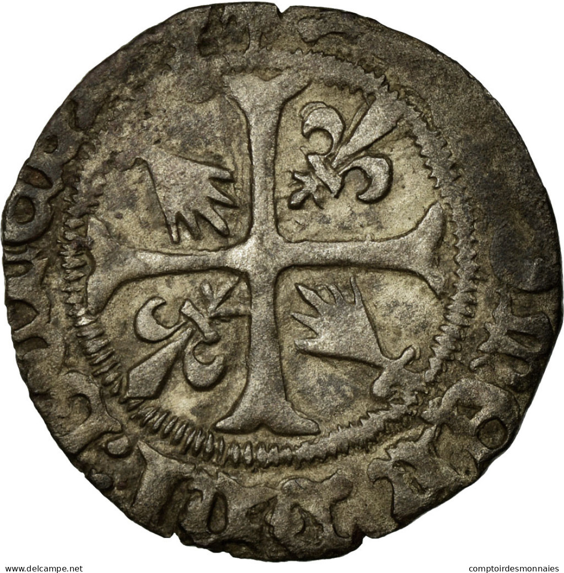 Monnaie, France, Charles VIII, Hardi, Nantes, TB, Billon, Duplessy:599 - 1483-1498 Charles VIII L'Affable