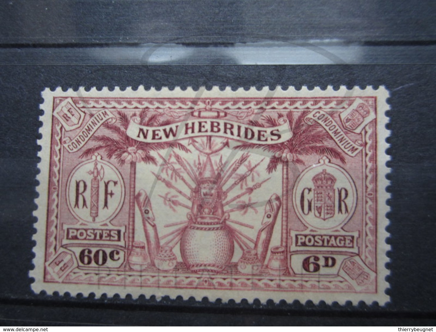 VEND BEAU TIMBRE DES NOUVELLES-HEBRIDES N° 96 , (X) !!! - Neufs