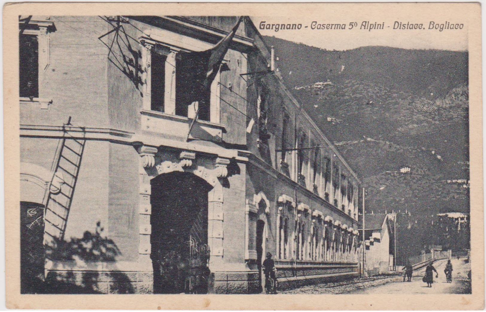 1936 GARGNANO - Caserma 5° Alpini Distacc. Bogliaco,scritta Non Viaggiata - Storia Postale