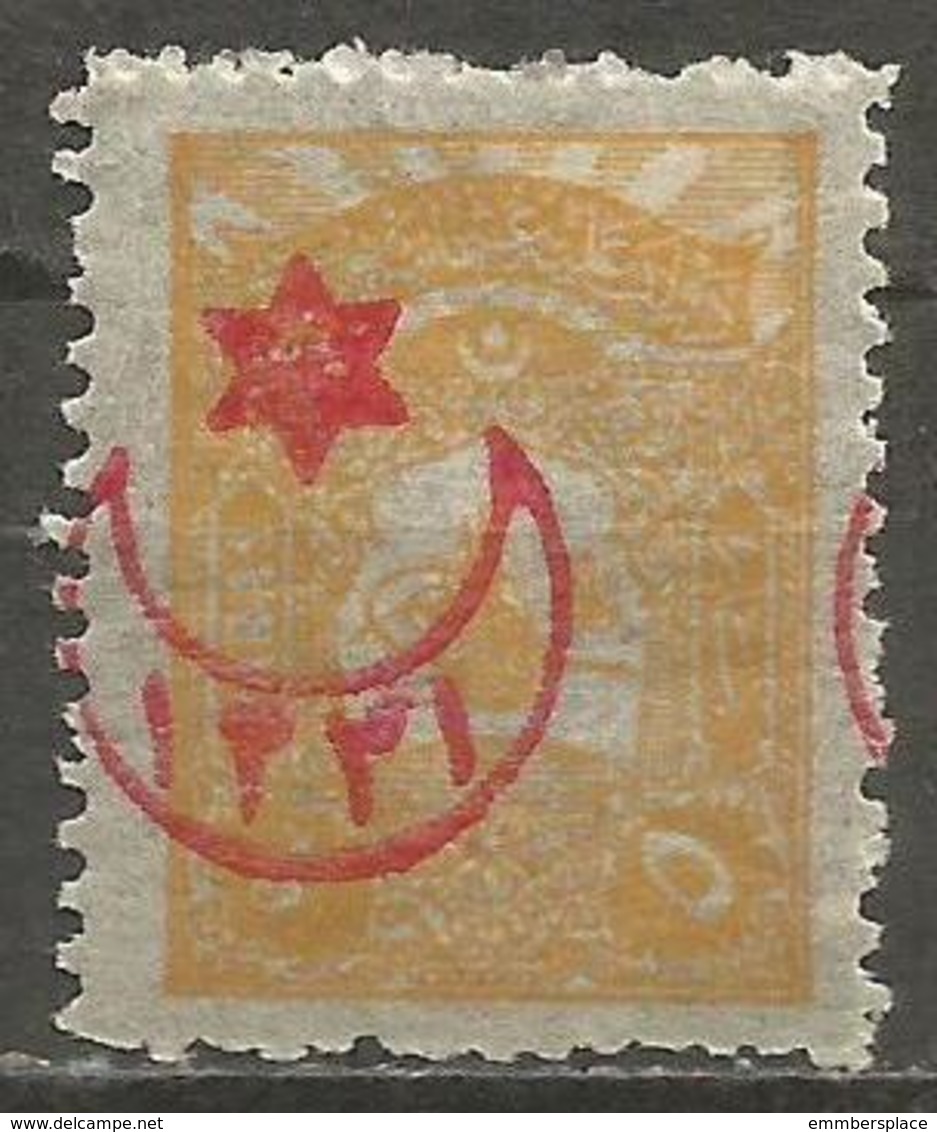 Turkey - 1915 Tughra Overprint 5pa MH *    Mi 283  Sc 304 - Ongebruikt