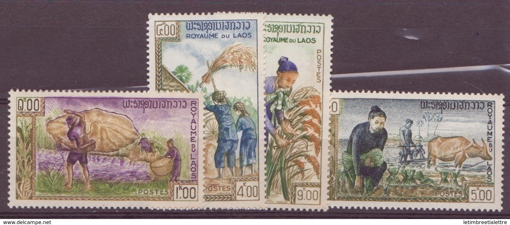 Laos N° 86 à 89** - Laos