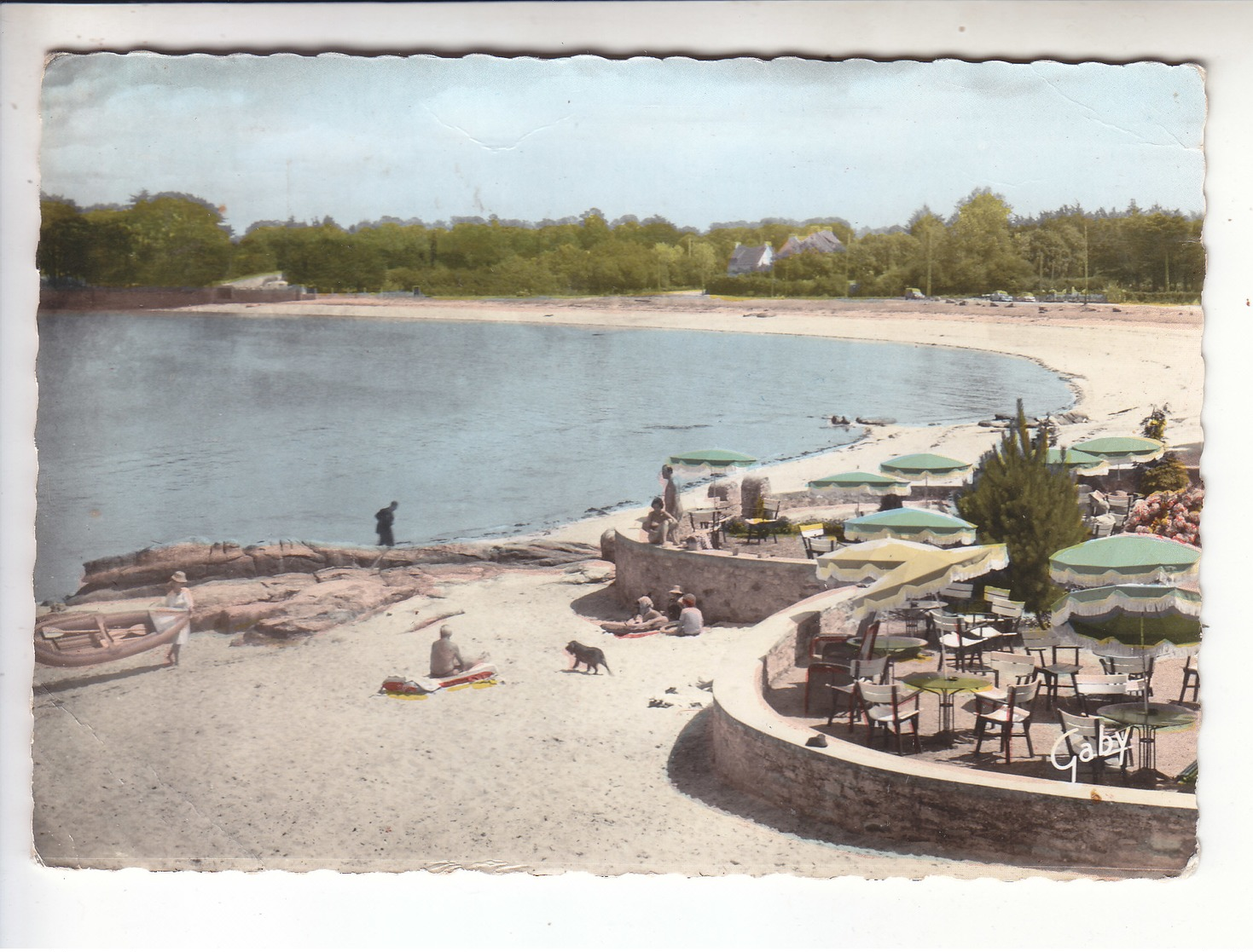 Sp- 29 - CONCARNEAU - LE CABELLOU - Hotel De La Belle Etoile - Les Terrasses - La Plage - Timbre - Cachet - 1965 - Concarneau