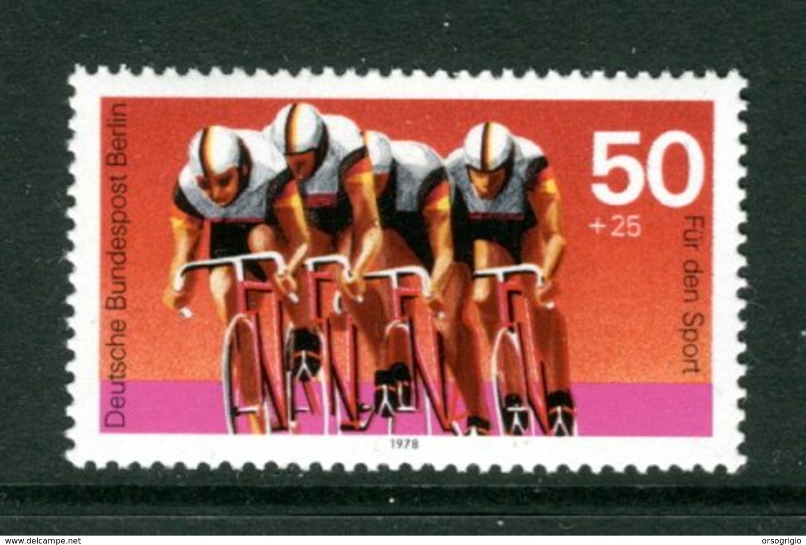 GERMANIA - BERLIN - CICLO VELO CYCLE  - CRONOMETRO A SQUADRE - Nuovo Senza Linguella MNH - Ciclismo