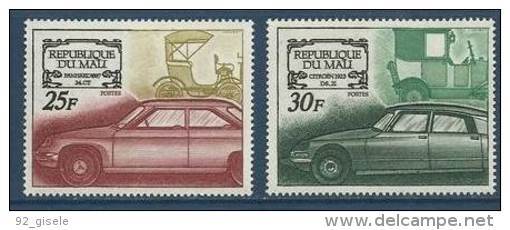 Mali YT 118 & 119 " Automobiles " 1969 Neuf** - Malí (1959-...)