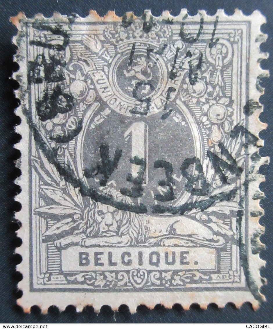 Belgique Lion Couché Lot De 6 Timbres Oblitérés à Voir , Used - 1869-1888 Lion Couché