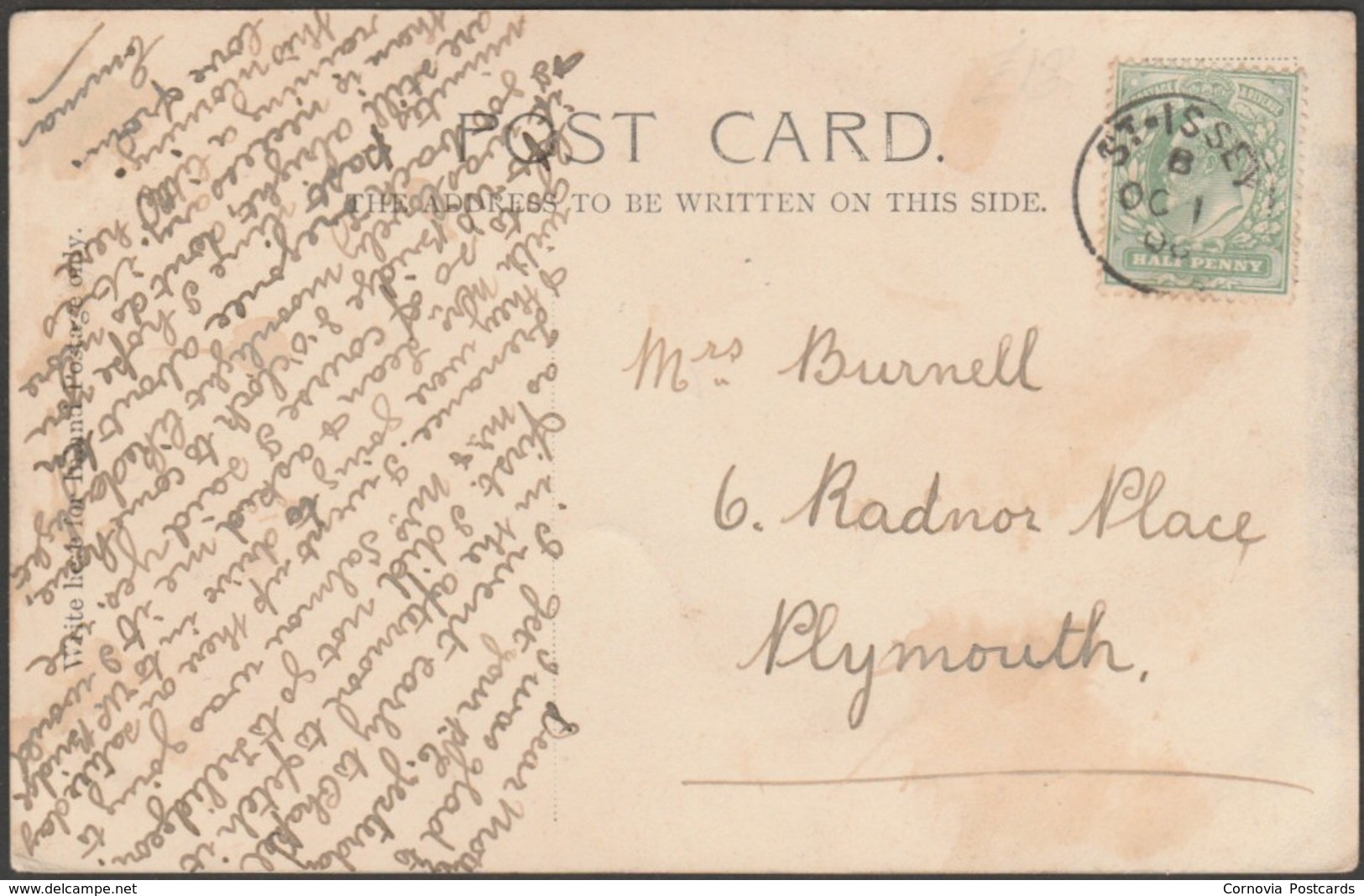 Wadebridge And River Camell, Cornwall, 1906 - Valentine's Postcard - Other & Unclassified