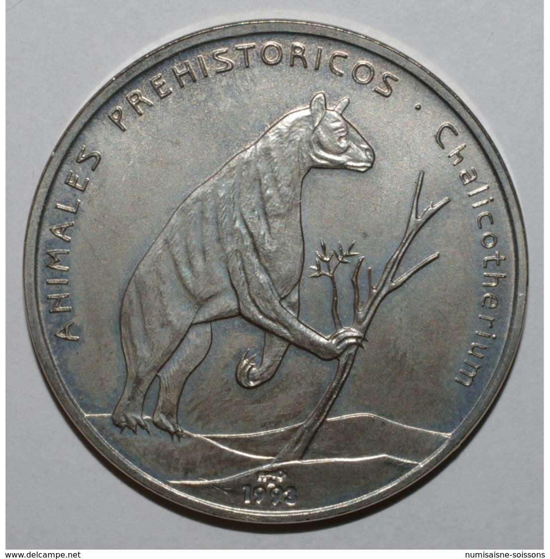 CUBA - KM 404 - 1 PESO 1993 - CHALICOTHERIUM - FLEUR DE COIN - - Cuba