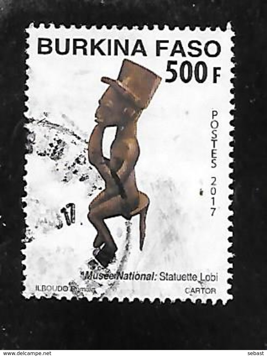 TIMBRE OBLITERE DU BURKINA DE 2017 - Burkina Faso (1984-...)