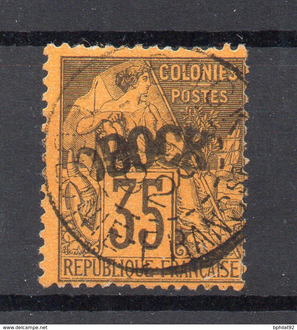 !!! PRIX FIXE : OBOCK, N°8 OBLITERE SIGNE BRUN - Used Stamps