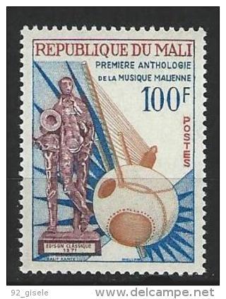 Mali YT 183 " Musique " 1972 Neuf** - Mali (1959-...)