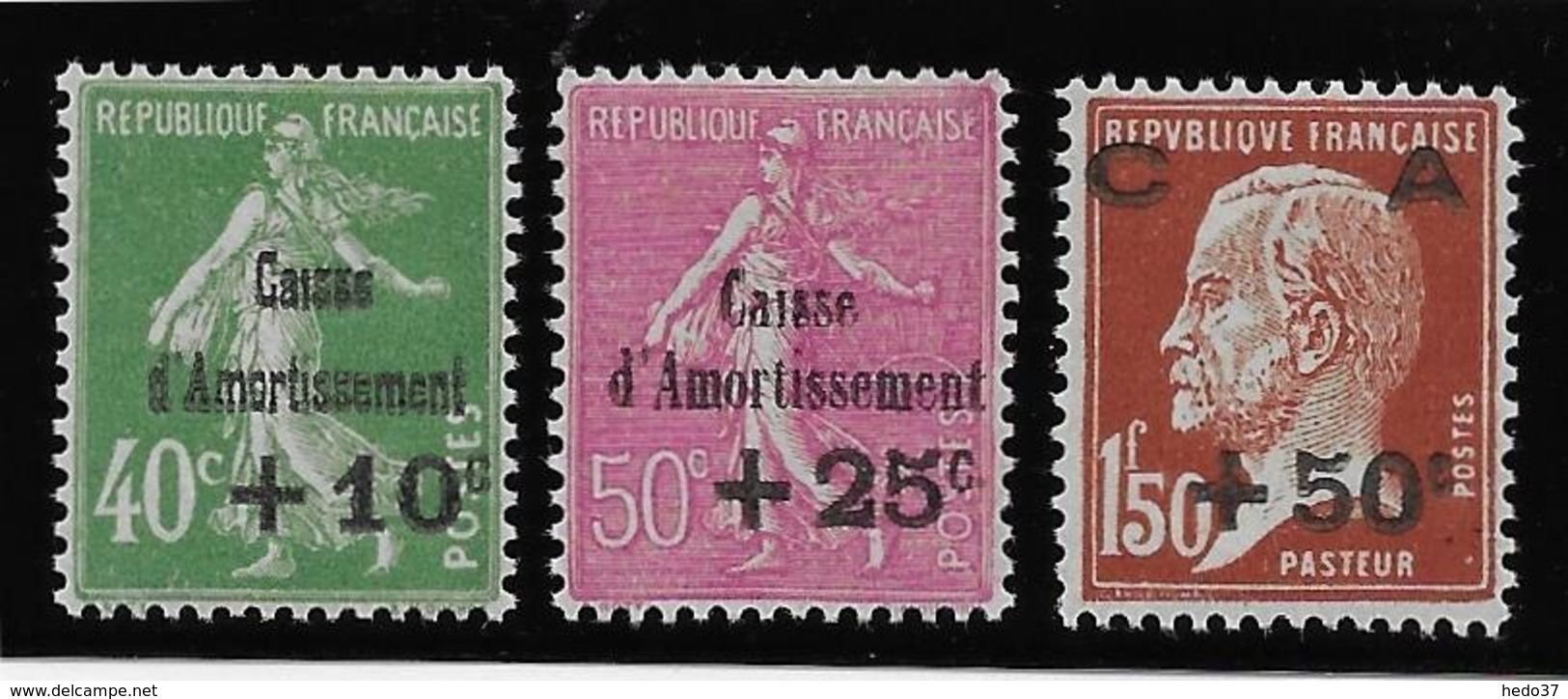 France N°253/255 - Neuf * Avec Charnière - TB - Neufs