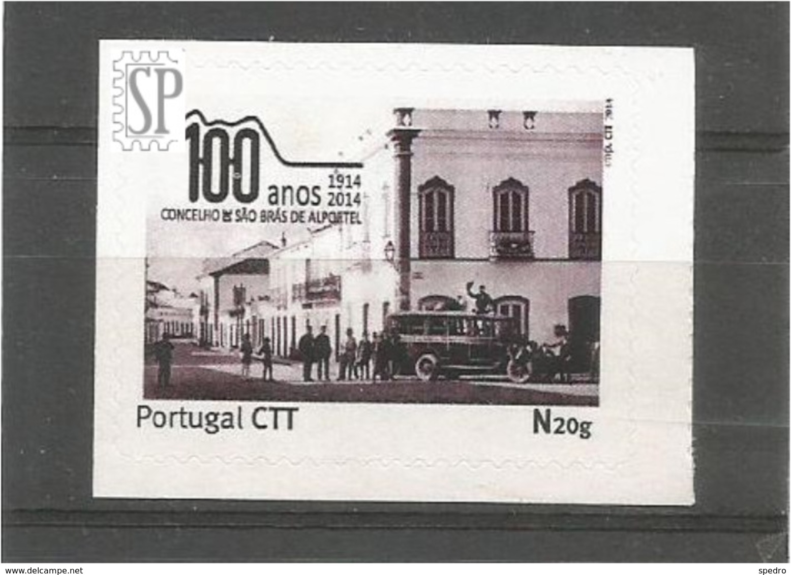 Selo Personalizado São Brás De Alportel Faro Algarve Portugal -  História 100 Anos Concelho Património Patrimoine - Fotografie