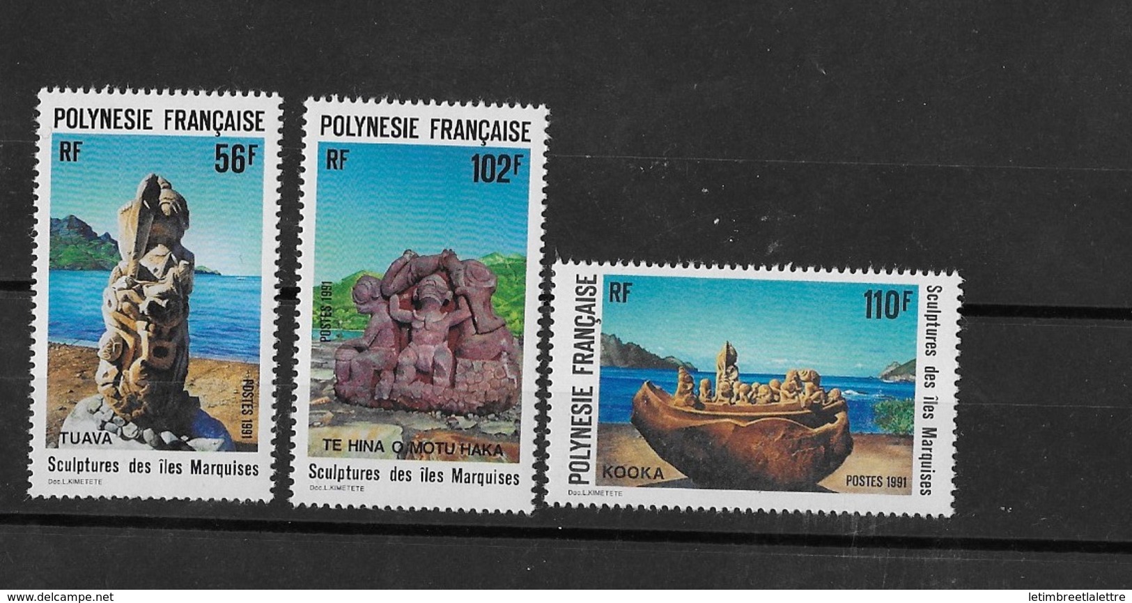 Polynésie N° 386 à 388** - Unused Stamps