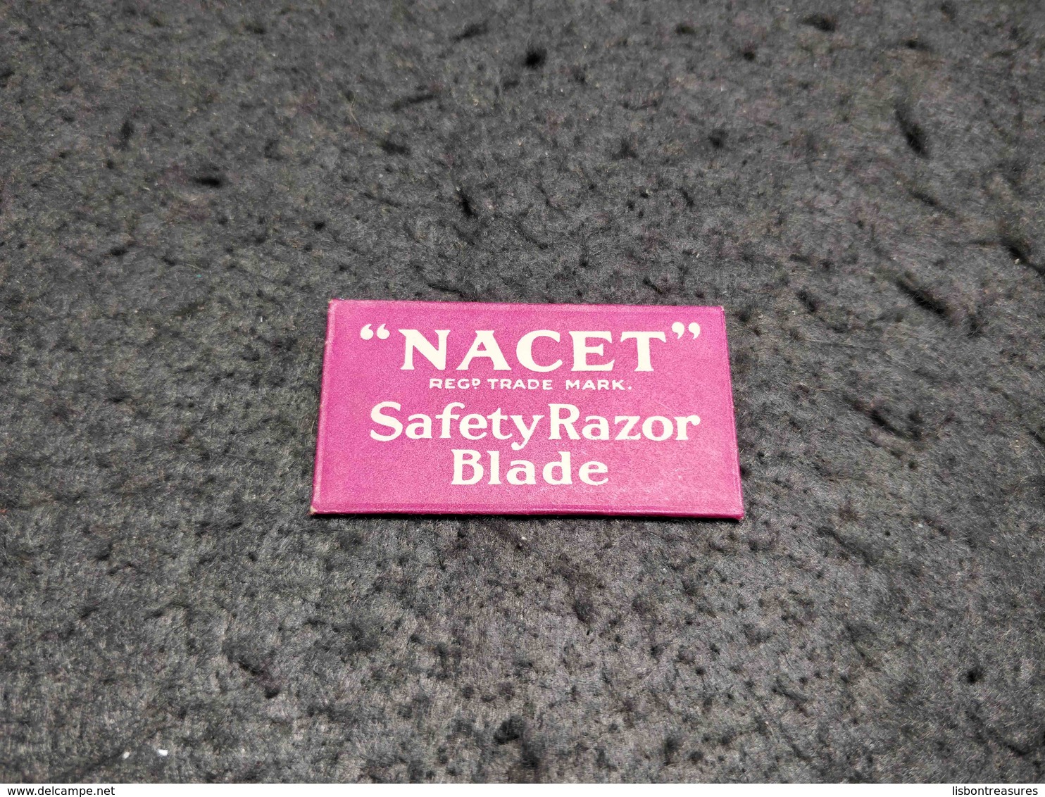 ANTIQUE RAZOR BLADE WRAPPER NACET SAFETY RAZOR BLADE + BLADE Nº2 MADE IN FRANCE - Razor Blades