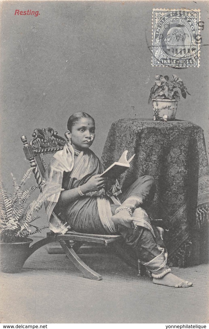 Inde / Ethnic - 215 - Resting - Belle Oblitération - India