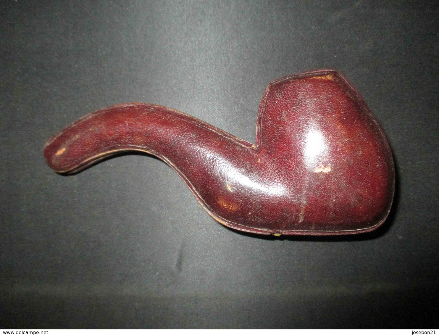 ancienne pipe en forme de main écume de mer sculpté fin XIX ème