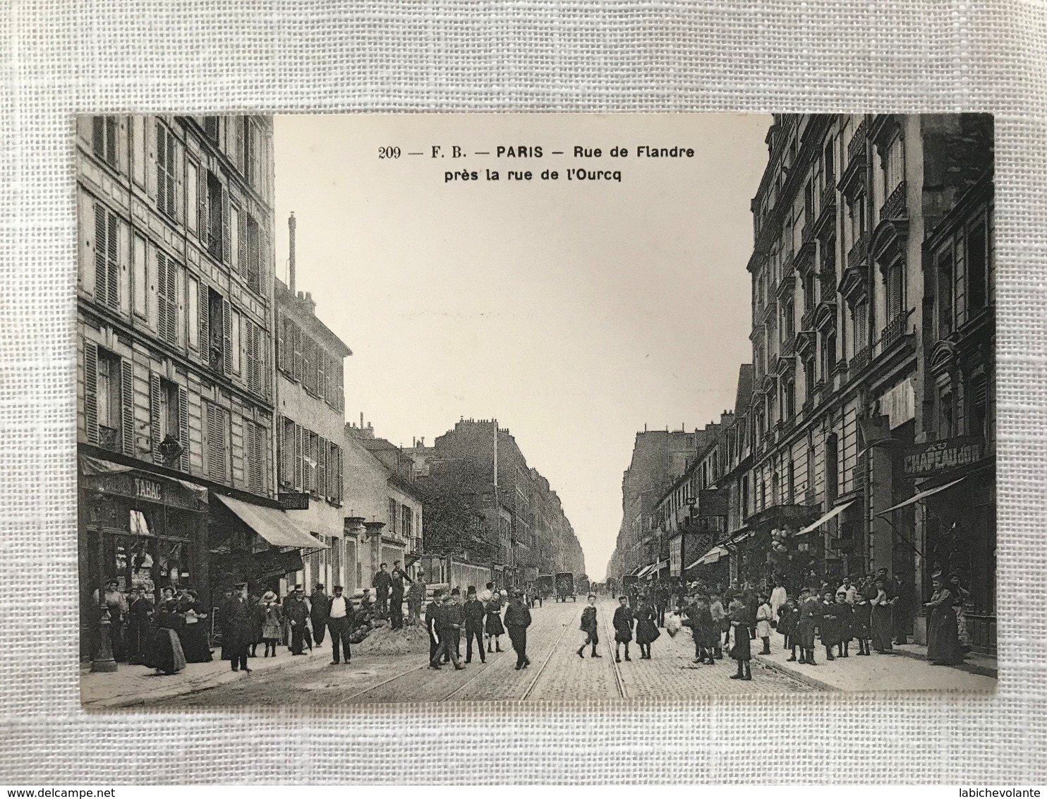 PARIS - Rue De Flandre Près De La Rue De L'Ourcq - Arrondissement: 19
