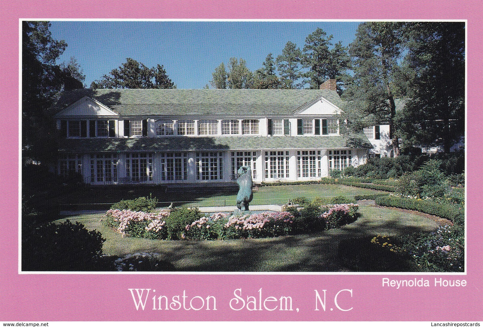 Postcard Winston Salem North Carolina Reynolda House My Ref  B23232 - Winston Salem