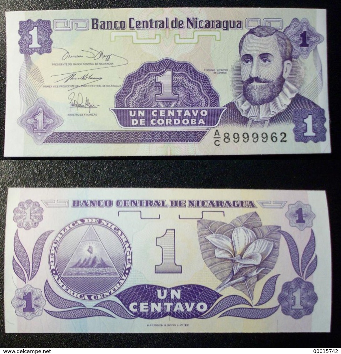 Nicaragua 1 Centavos 1991 P-167 UNC D-0331 - Nicaragua