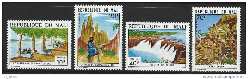 Mali YT 223 à 226 " Tourisme Et Paysages " 1974 Neuf** - Mali (1959-...)