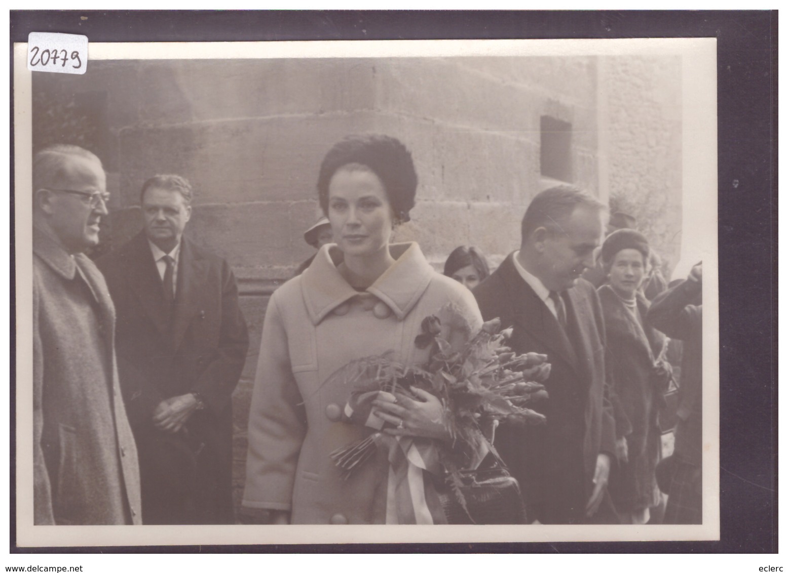 FORMAT 10x15cm - VISITE DE LA PRINCESSE GRACE ET REINIER DE MONACO A NEUCHATEL SERRIERES AVEC MAX PETITPIERRE - TB - Neuchâtel