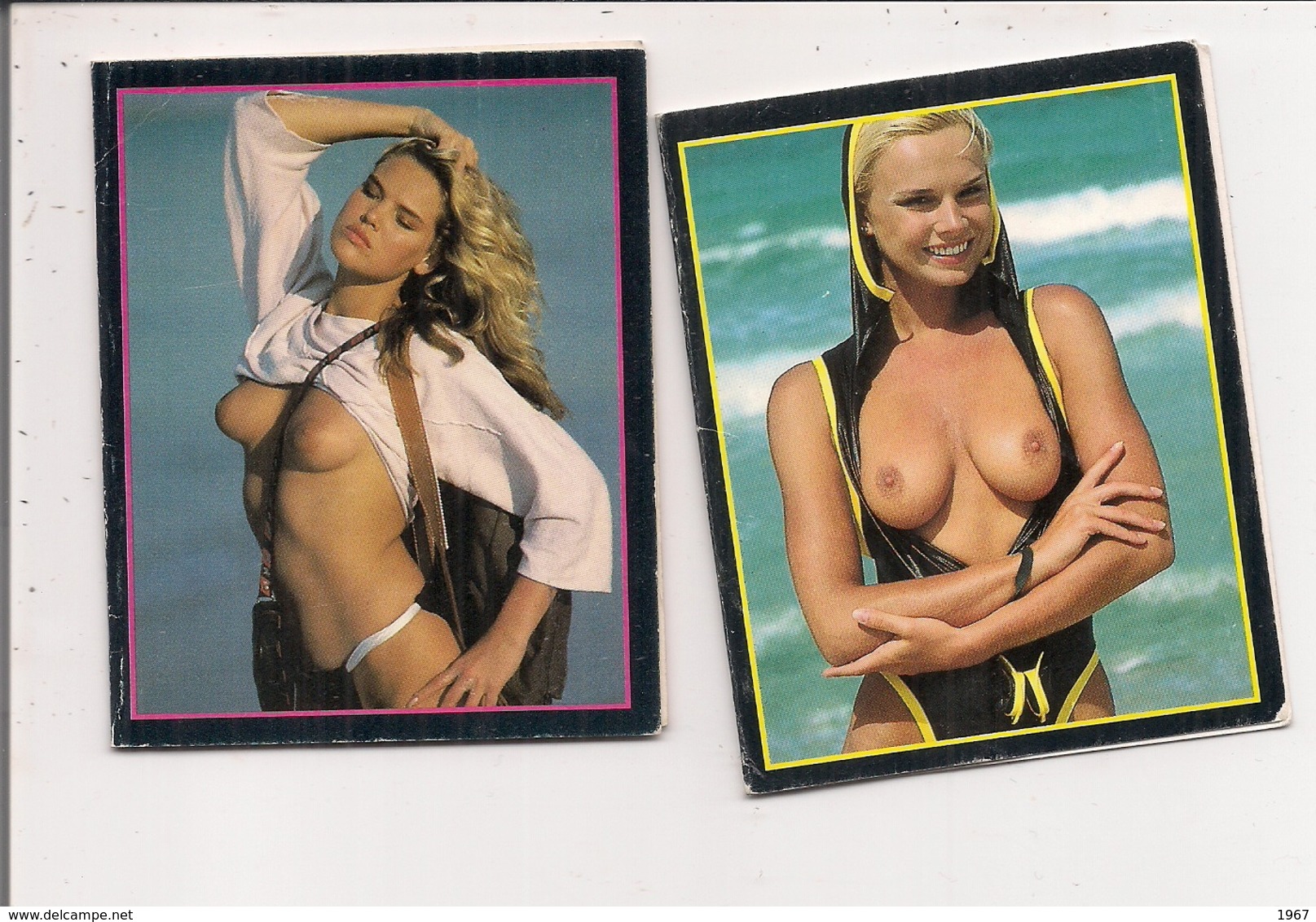 Beau Lot De 10 Petits Calendriers - Femmes Nues  Sexy - Small : 1991-00