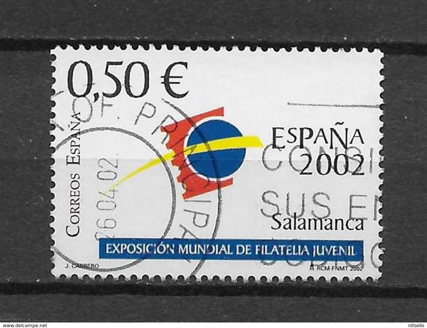 LOTE 1789  ///  (C020)   ESPAÑA 2002   YVERT Nº: 3442 - Used Stamps