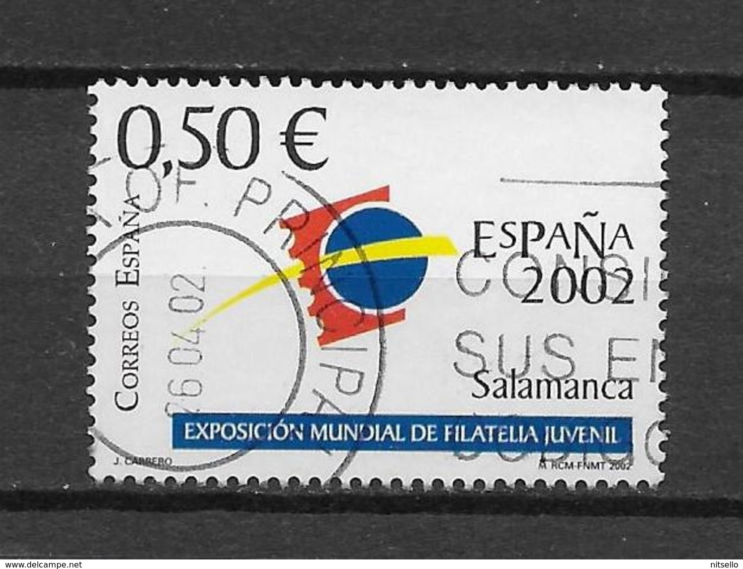 LOTE 1789  ///  (C020)   ESPAÑA 2002   YVERT Nº: 3442 - Oblitérés