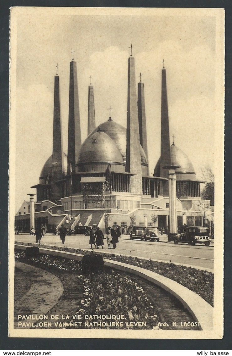 +++ CPA - BRUSSEL - BRUXELLES - Exposition 1935 - Pavillon De La Vie Catholique  // - Expositions Universelles