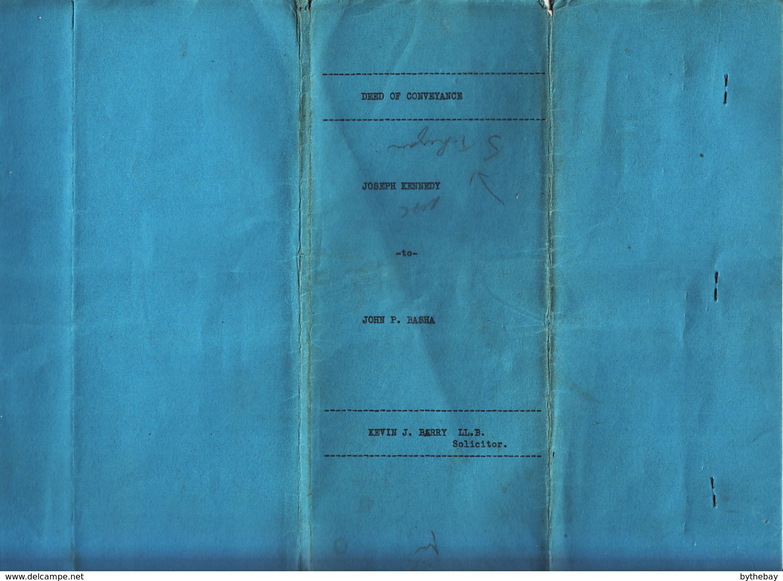 Newfoundland 1947 Deed With Revenues Walsh #NFR42 (2), #NFR40 (Pair), #NFR38 - Fiscaux