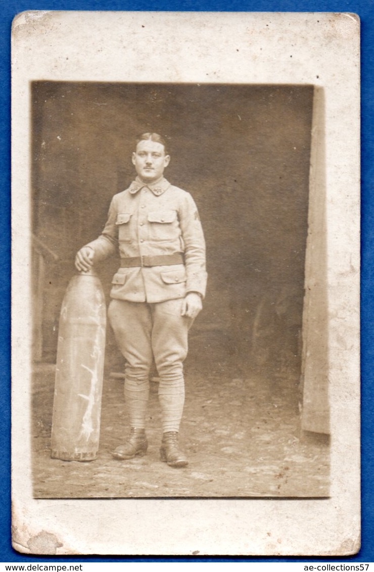 Carte Photo -- Soldat Français Du 403 R I - War 1914-18