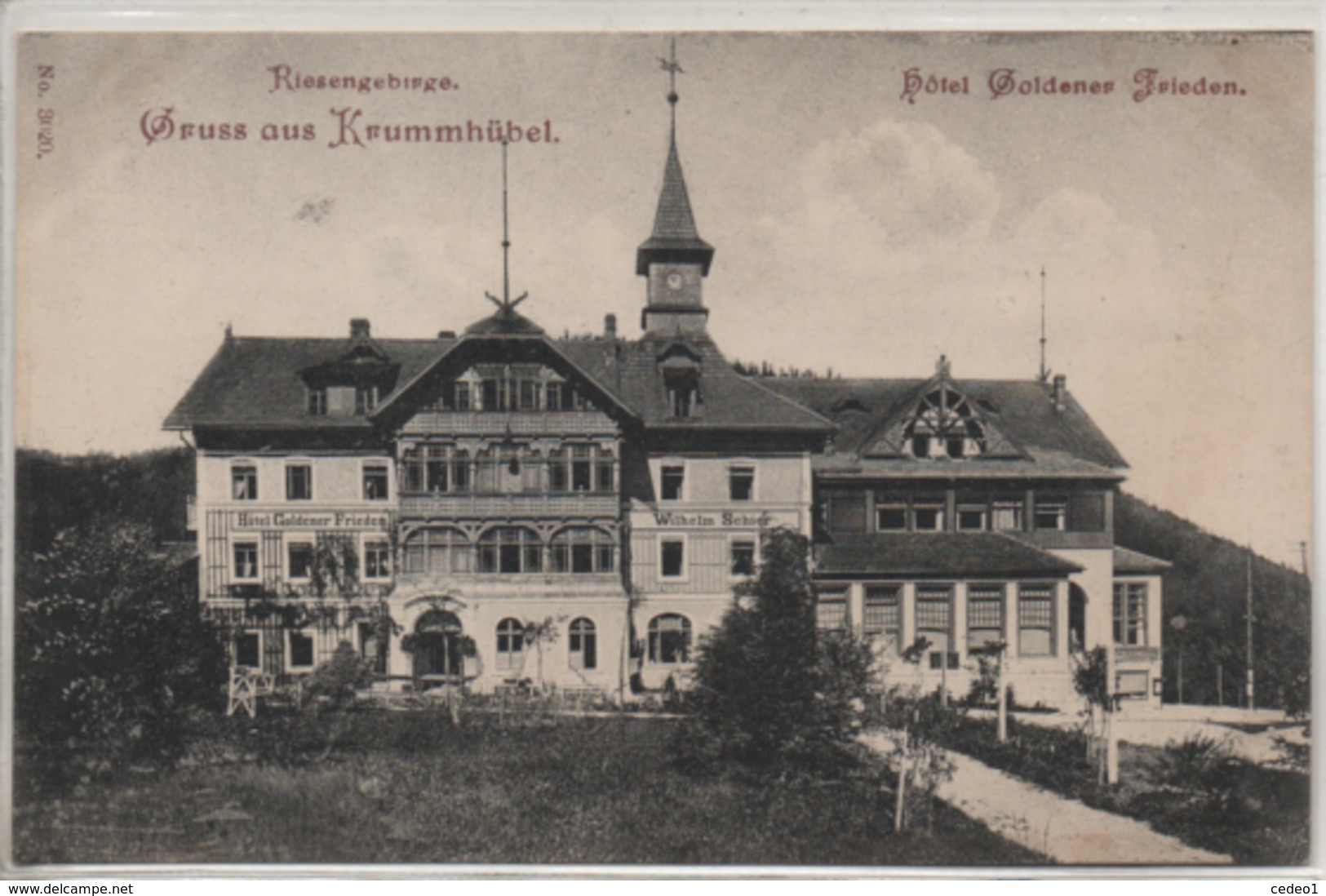 POLOGNE   GRUSS AUS  KRUMMHUBEL  HOTEL GOLDENER FRIEDEN - Pologne