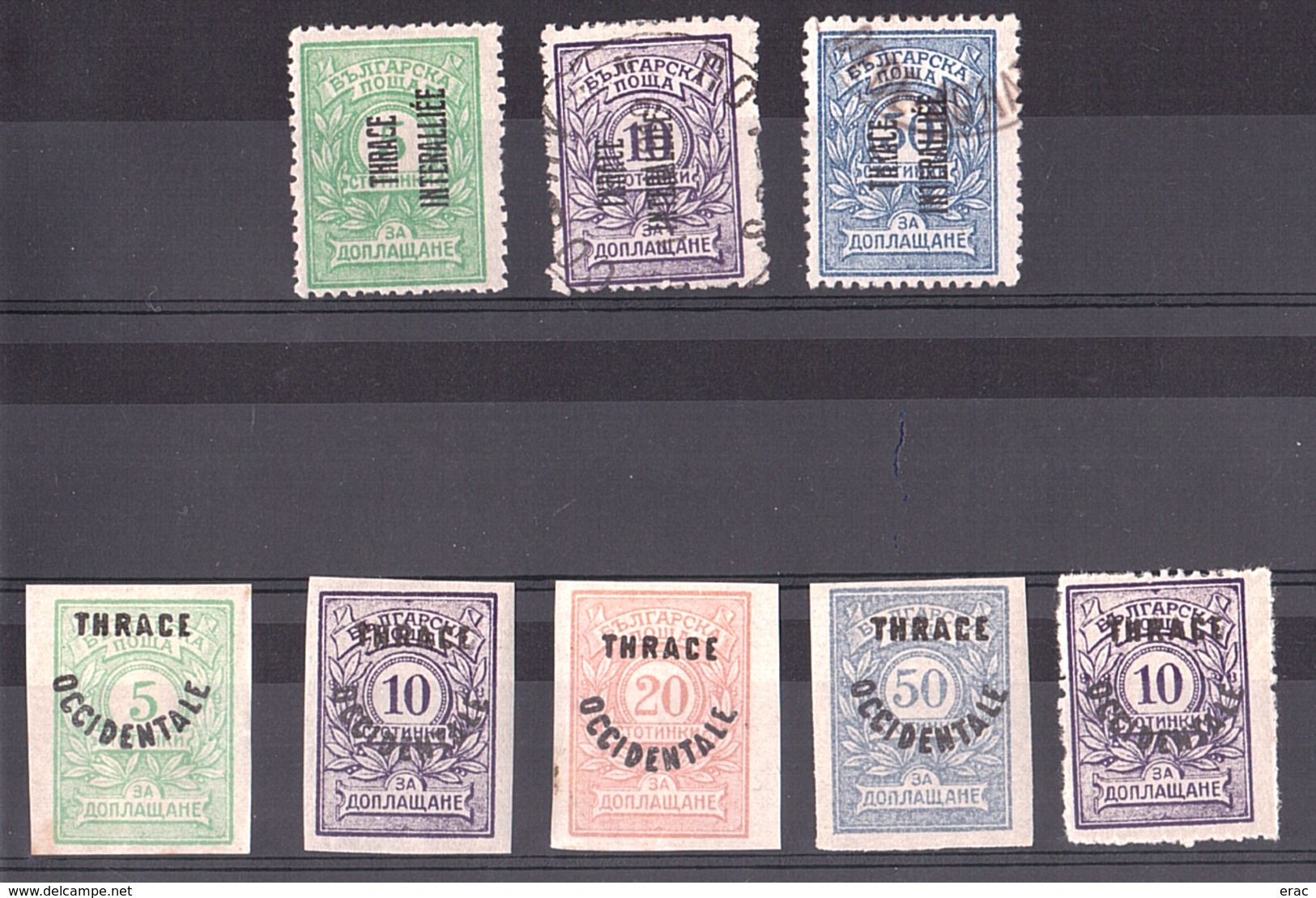 Thrace - 1919/20 - Timbres-Taxe N° 1 à 8 - Neufs * En Majorité - Thrace