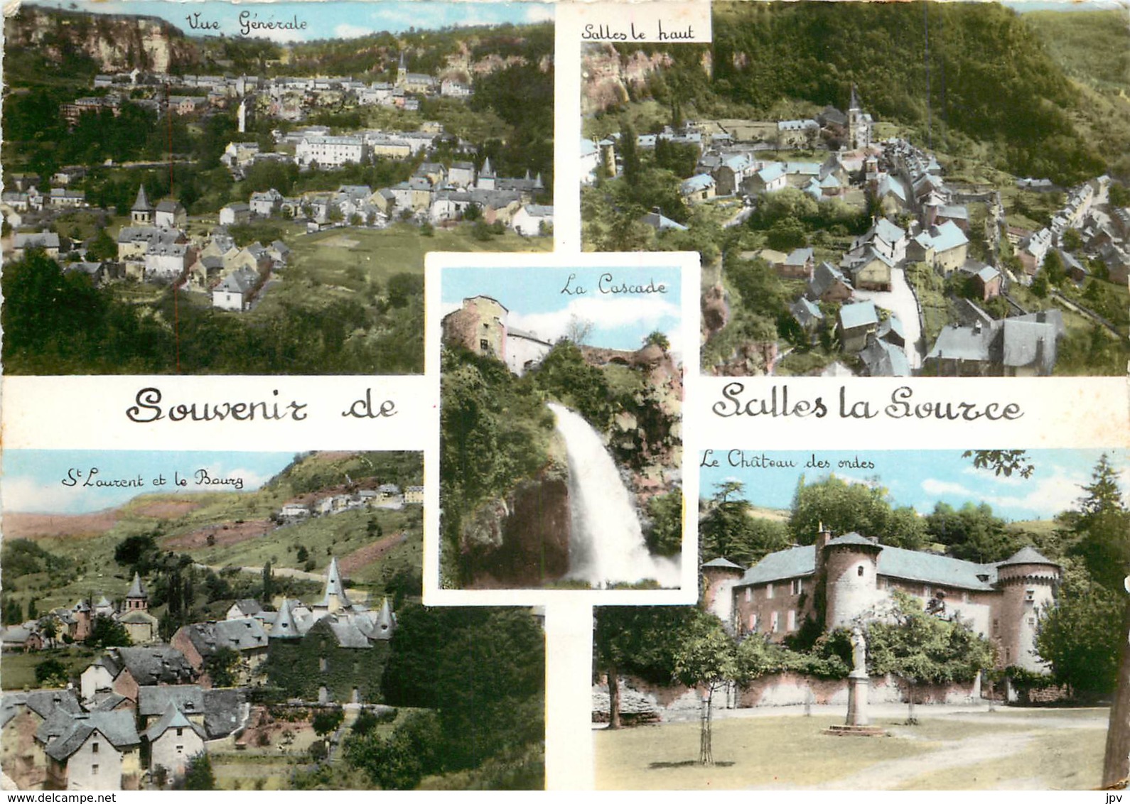 SALLES LA SOURCE - Vue Générale - Salles Le Haut - St Laurent Et Le Bourg - Château Des Ondes - Cascade - Autres & Non Classés