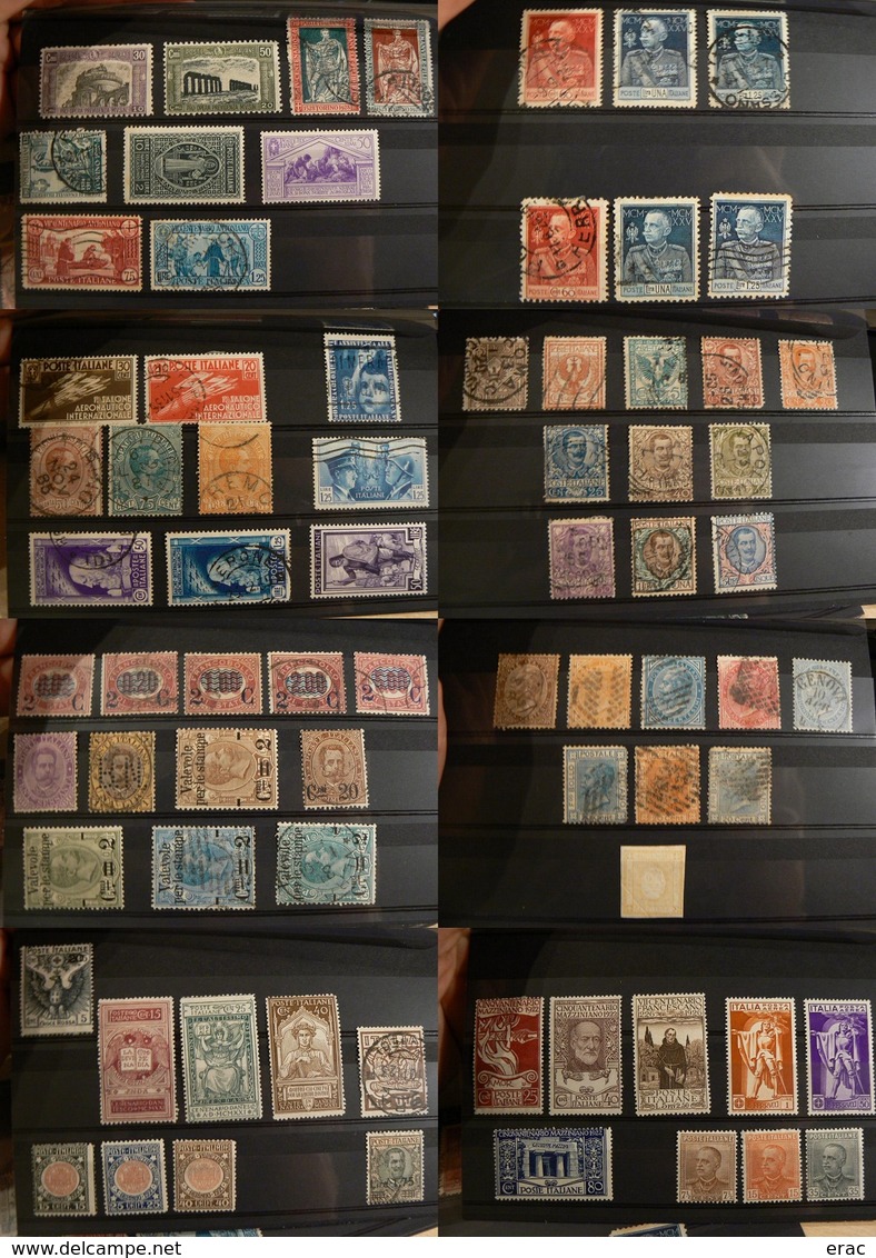 Italie - Timbres Anciens Neufs * Et Oblitérés (majorité) - Cote +/- 550 - Collections