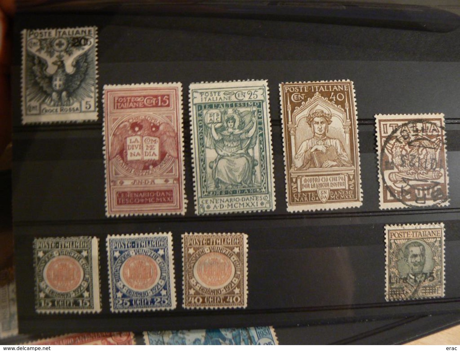 Italie - Timbres anciens neufs * et oblitérés (majorité) - Cote +/- 550