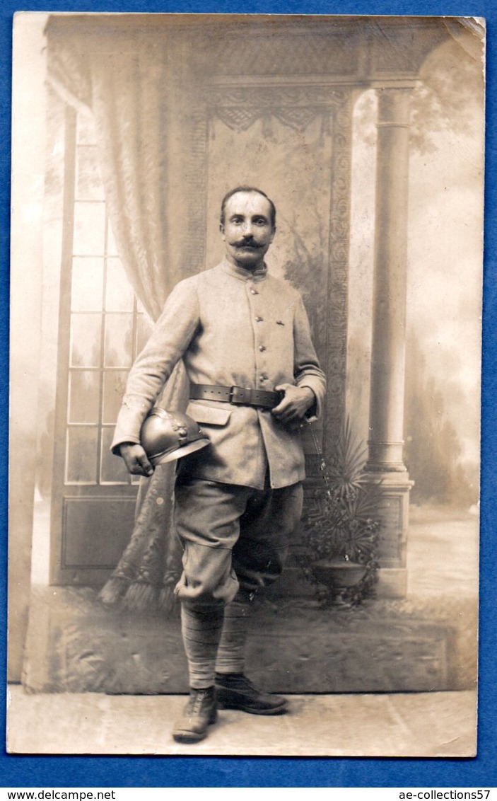 Carte Photo -- Soldat Français -- - Guerre 1914-18