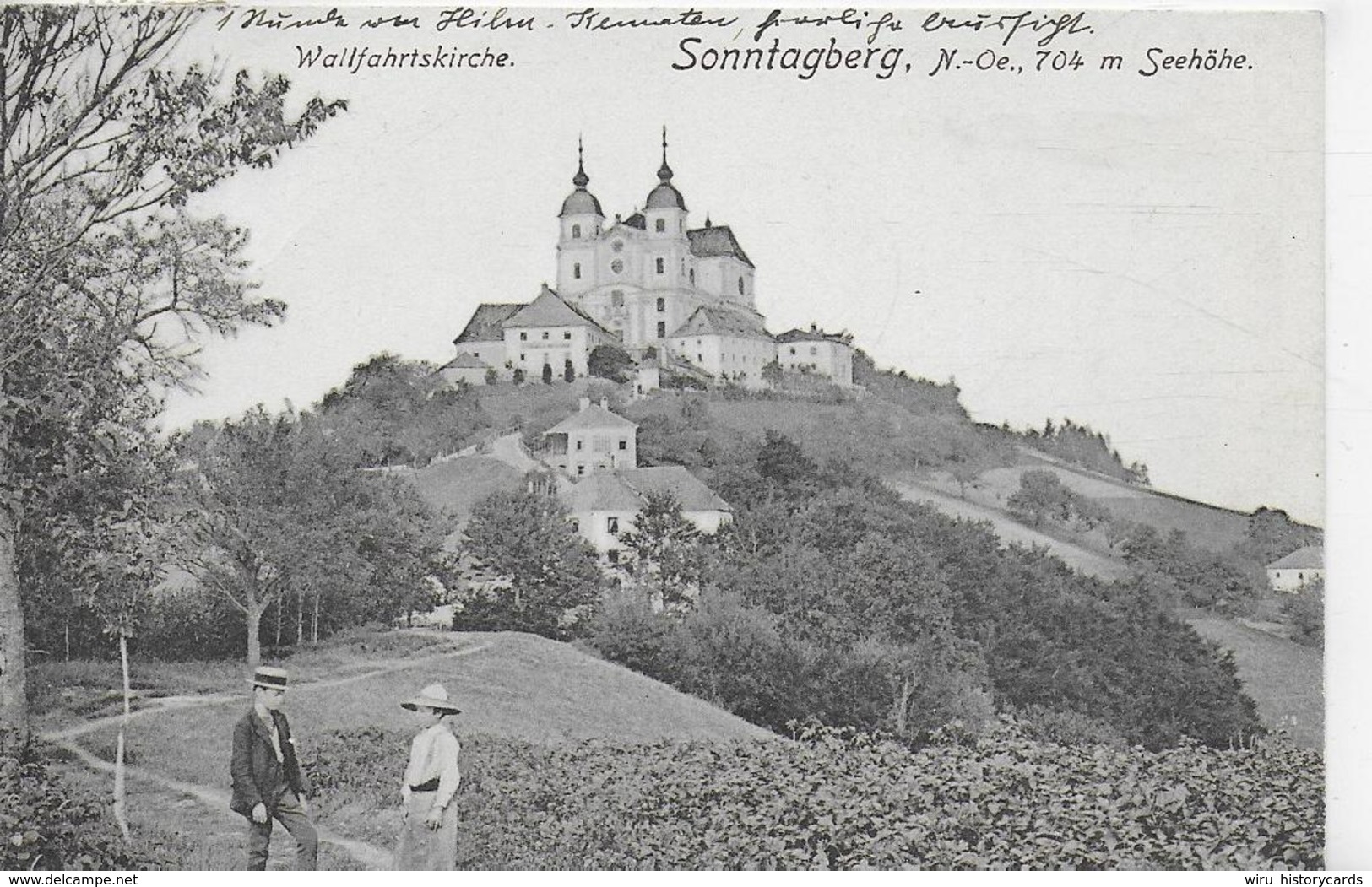 AK 0095  Wallfahrtskirche Sonntagberg - Verlag Ledermann Um 1908 - Sonntaggsberg