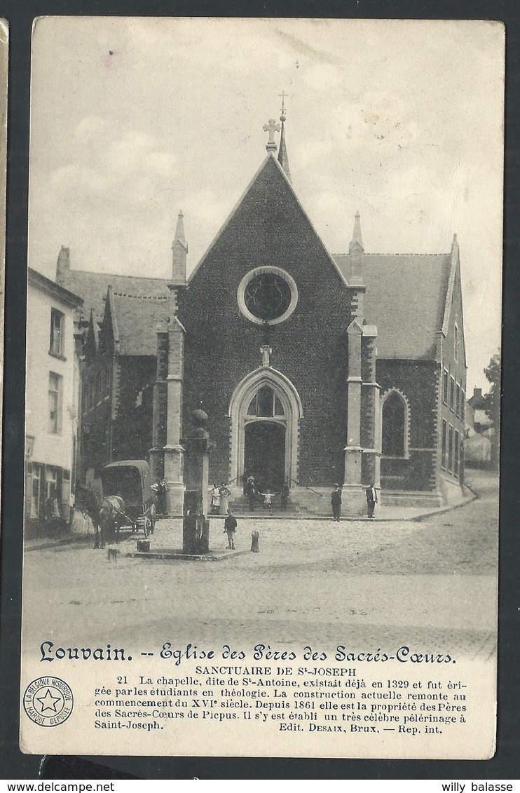 +++ CPA - LEUVEN - LOUVAIN - Eglise Des Pères Des Sacrés Coeurs - Sanctuaire De St Joseph - Desaix II   // - Leuven