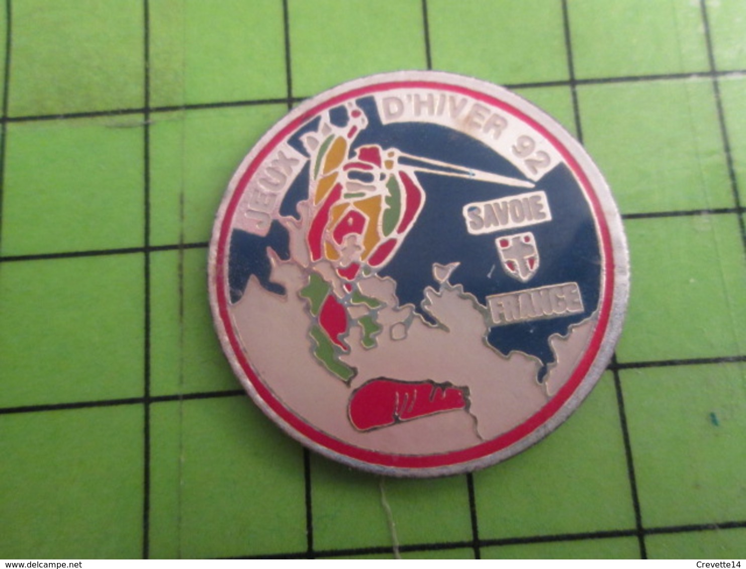 1218B Pin's Pins /  Belle Qualité Et Rare / THEME JEUX OLYMPIQUES : JEUX D'HIVER 92 ALBERTVILLE SAVOIE FRANCE - Jeux Olympiques