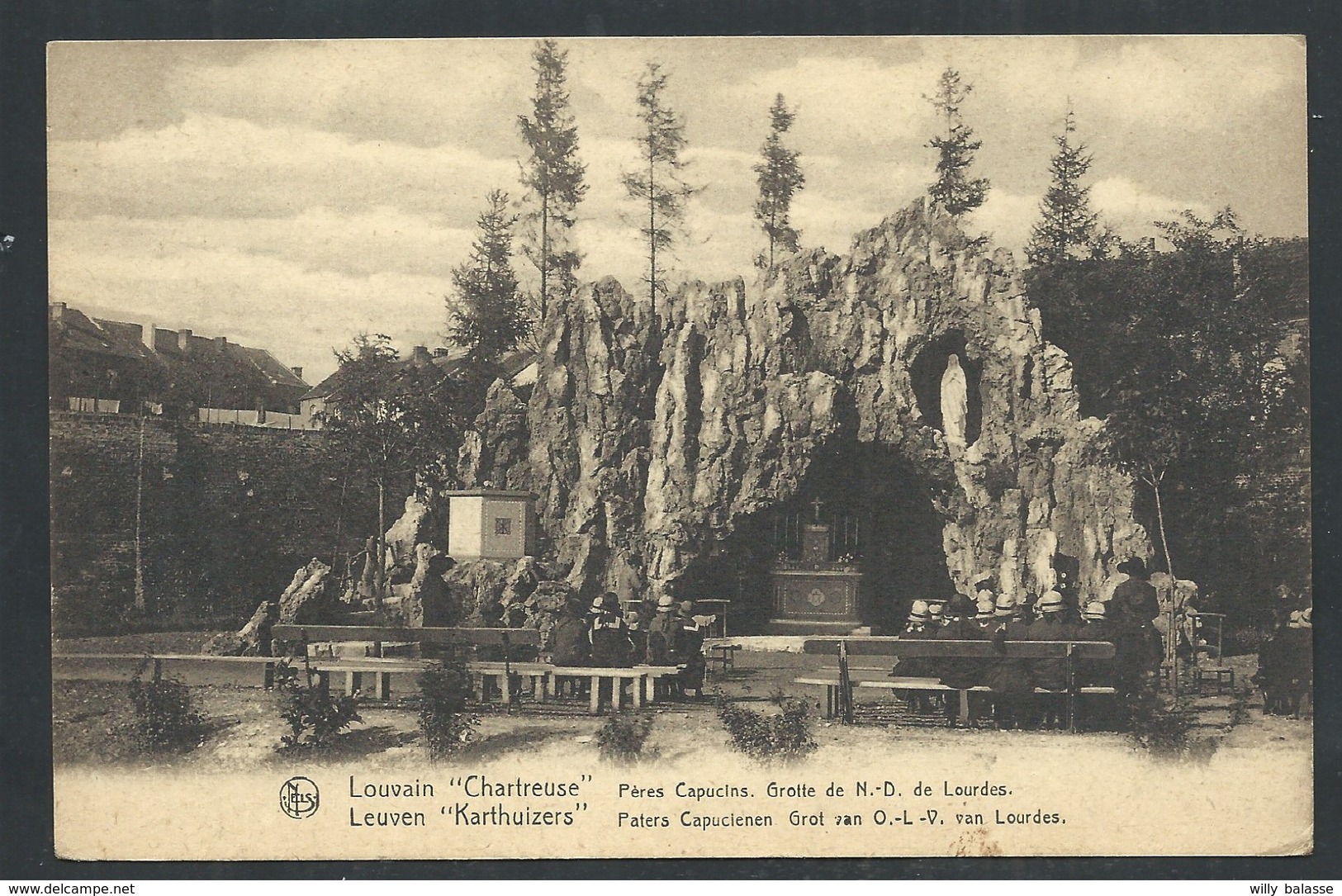 +++ CPA - LEUVEN - LOUVAIN - Chartreuse - Pères Capucins , Grotte ND De Lourdes - Nels    // - Leuven