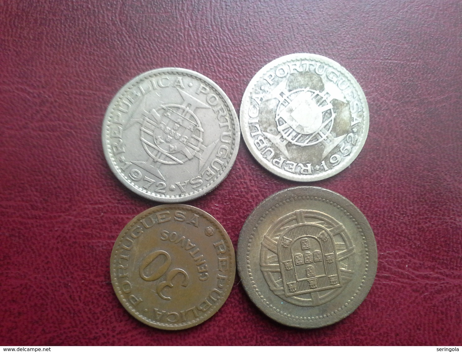 5 Cent.1921, 30 Cent.1958 Timor, 5esc.1972 Angola, 10esc. 1952 Guine - Portugal